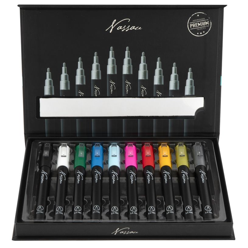 8715427119359-Nassau Fine Art - Lot de 10 marqueurs acryliques--0