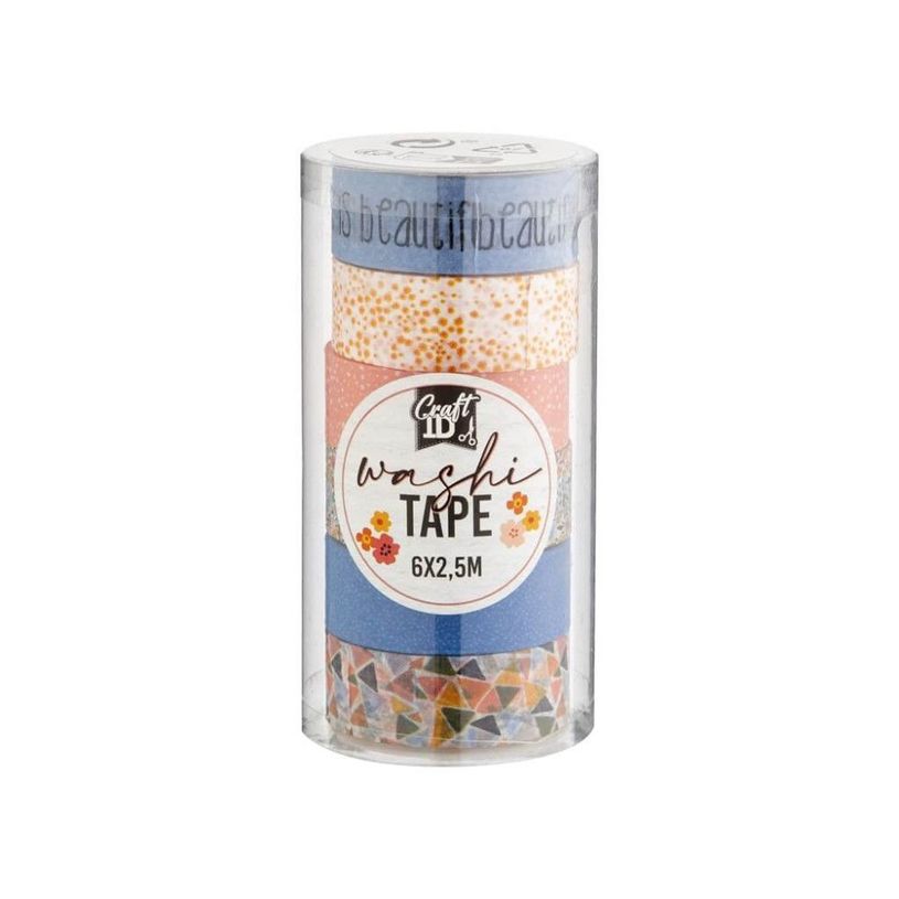 8720257140244-Set de 6 rouleaux de Washi tape - 2,5M --5