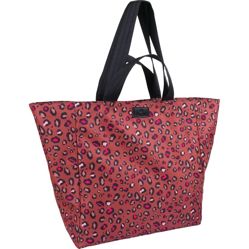 3664447220420-Grand sac cabas BAHIA - léopard - Oberthur--0