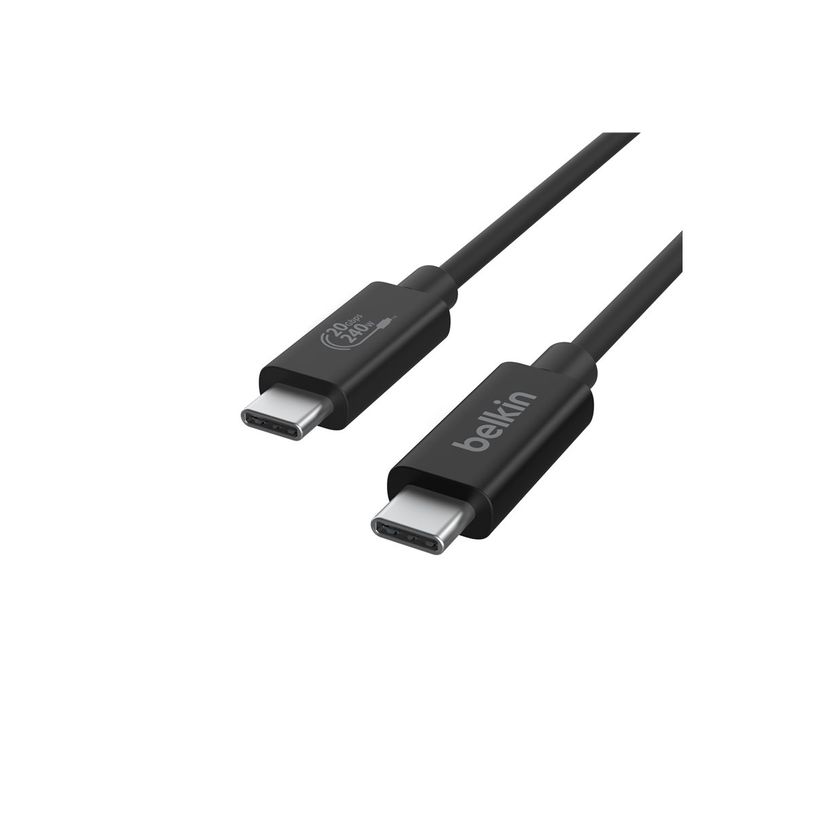 745883879892-Belkin - Câble USB - 24 pin USB-C (M) pour 24 pin USB-C (M) - USB 2.0 / USB 3.0 / USB 3.2 / USB 4.0 /Thunderbolt 3 / Thunderbolt 4 - 2 m - Alimentation USB (240 W), pris-P_405253016_5-4