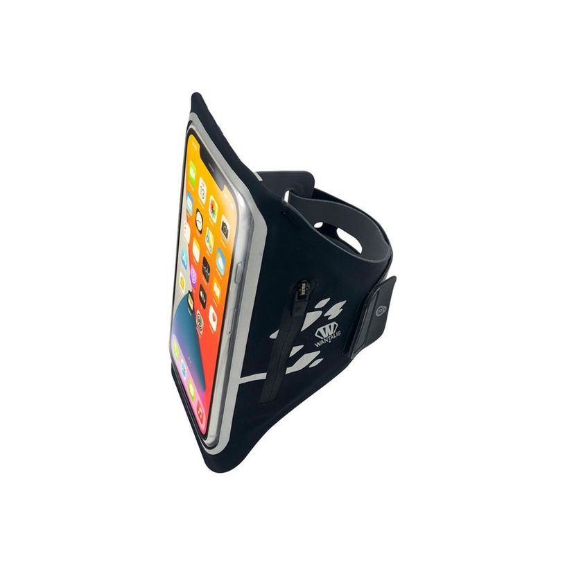 3700710001645-Wantalis - Brassard pour téléphone portable - Lycra, élasthanne - noir - 5.8"-P_405253036_2-1