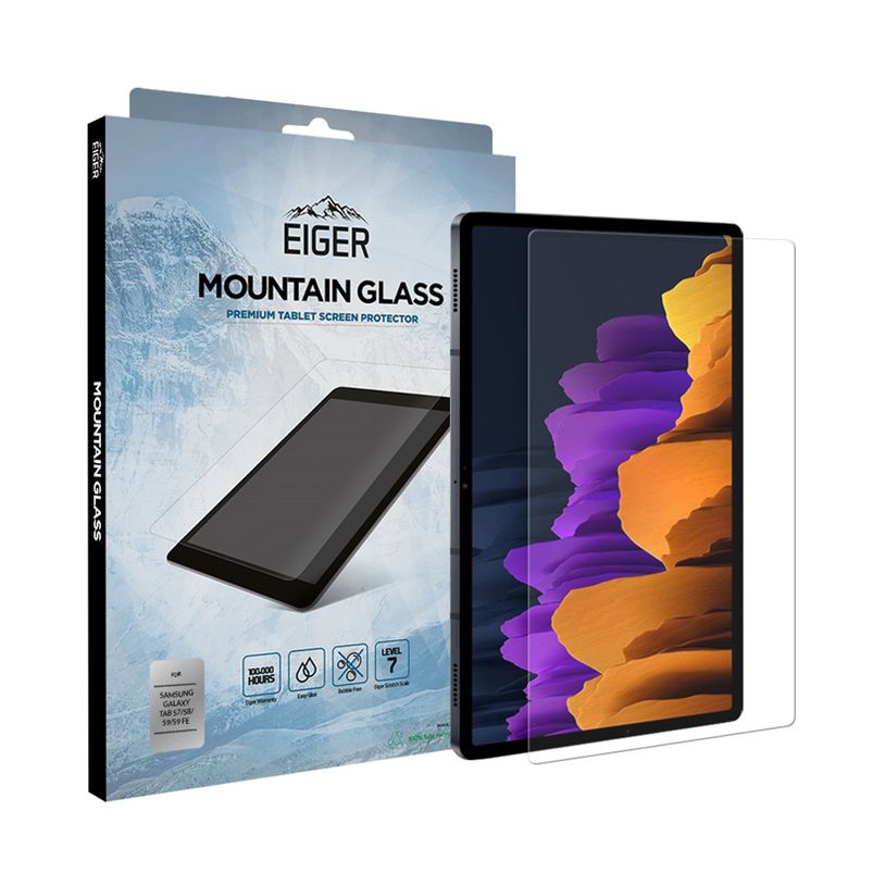 5055821756099-Eiger Mountain - Protection d'écran - verre trempé pour Samsung Galaxy Tab S7 / S8 / S9 -P_405253048_1-0