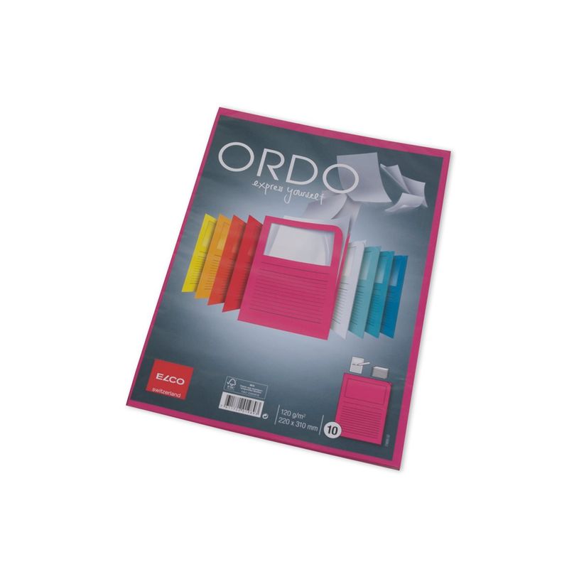7611722019893-ELCO ordo classico - Classeur à attaches - pour 220 x 310 mm - Fuchsia (pack de 10)-P_405253162_2-2