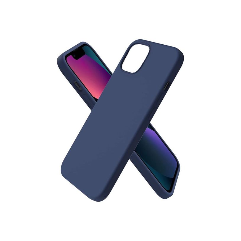 3701263528573-JAYM - Coque de protection pour téléphone portable - silicone liquide - bleu - pour Sams-P_405253389_1-0