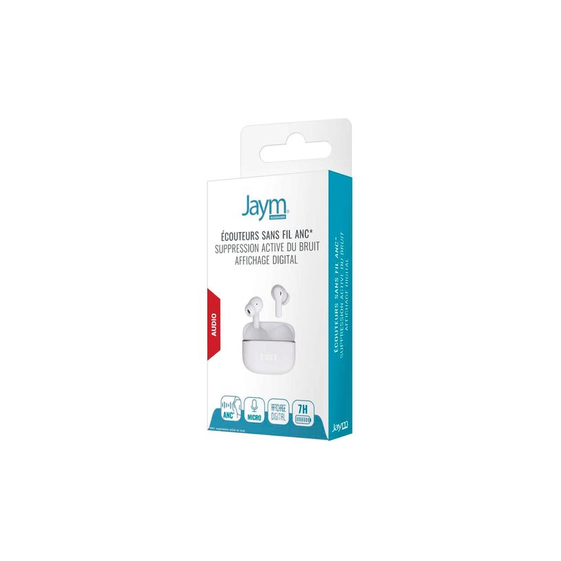 3701263528542-JAYM G54 - Écouteurs sans fil avec micro - intra-auriculaire - Bluetooth - Suppresseur de-P_405253398_2-2
