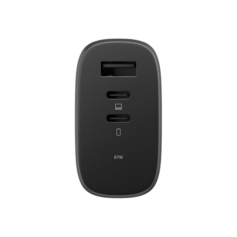 4895200480105-Native Union - Adaptateur secteur - GaN - 67 Watt - 3.35 A - PD, QC 3.0, Fast Charge - 3 connecteurs de sortie (2 x USB--P_405253417_4-3