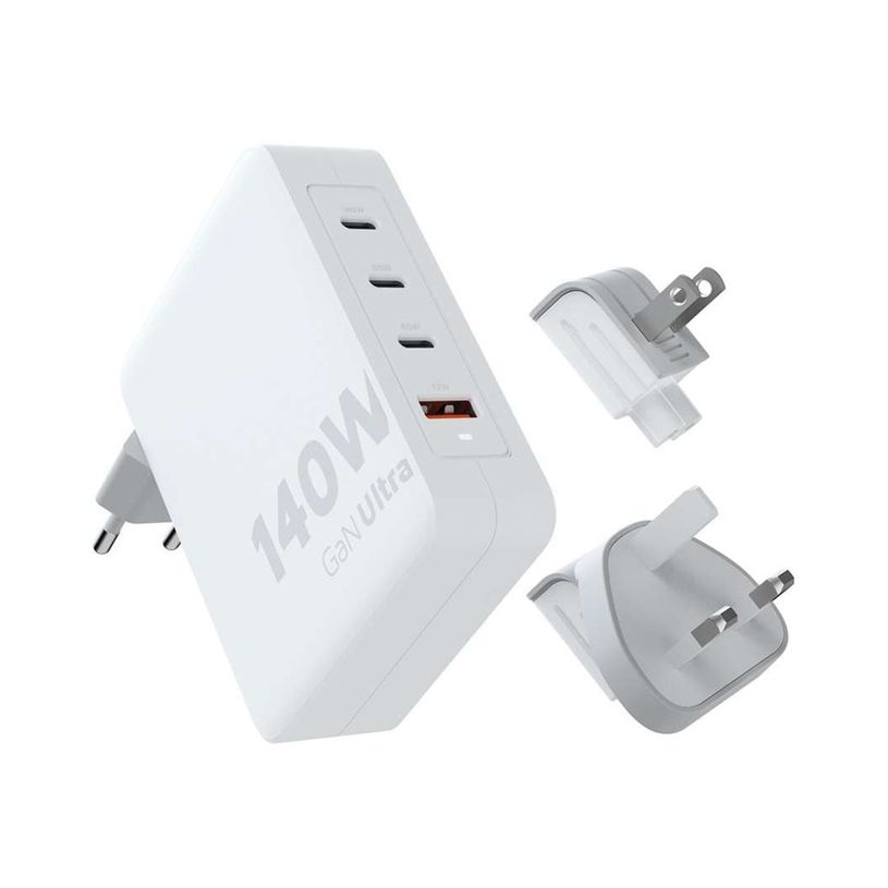 8718182277418-Xtorm XVC2067 - Adaptateur secteur / chargeur de voyage - GaN - 140W - connecteurs de sort-P_405253425_1-0