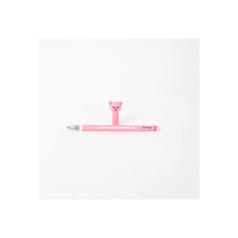 8445641065971-Mr. Wonderful Bo-Bo Collection Piglet - Stylo - non permanent - rose - 0.7 mm - avec gomme-P_405253536_6-5
