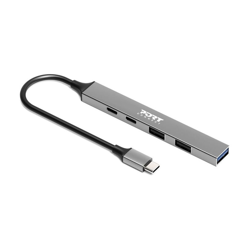 3567049001636-PORT Designs - Hub 4 ports USB-A + 1 X USB-C-P_405253568_18-9