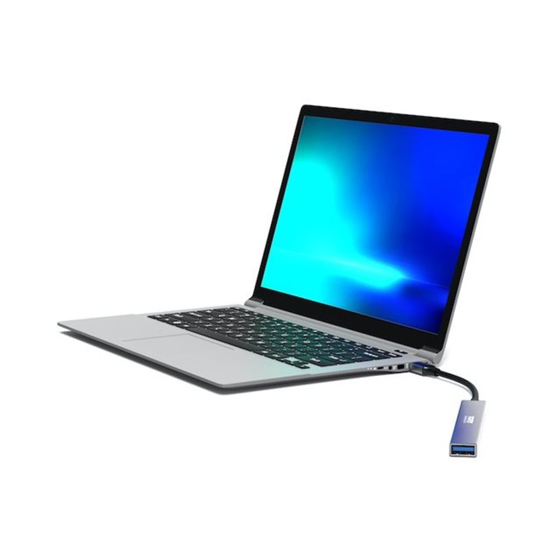 3567049001636-PORT Designs - Hub 4 ports USB-A + 1 X USB-C-P_405253568_8-11