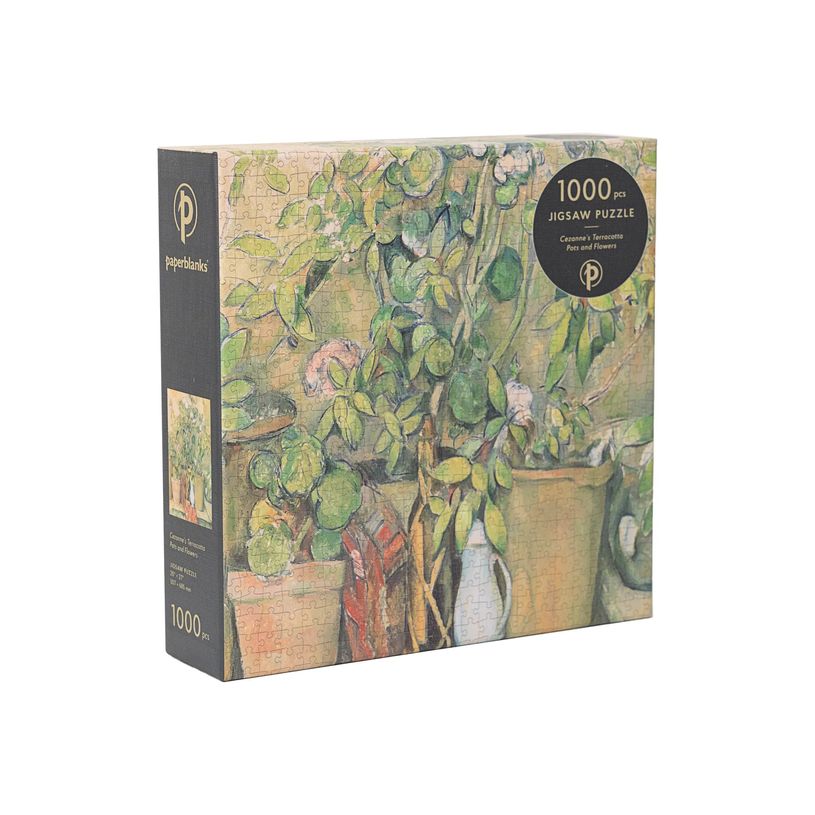 9781439798539-Jigsaw Puzzles - The Barnes Collection - Cezanne's Terracotta Pots and Flowers - puzzle - -P_405253587_1-0