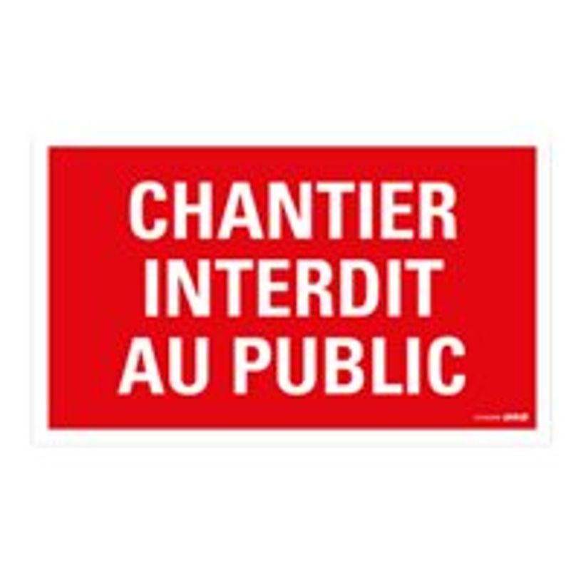 8711234128201-Pickup - Panneau chantier interdit au public - rectangulaire - 330 x 200 mm-P_405253684_2-1