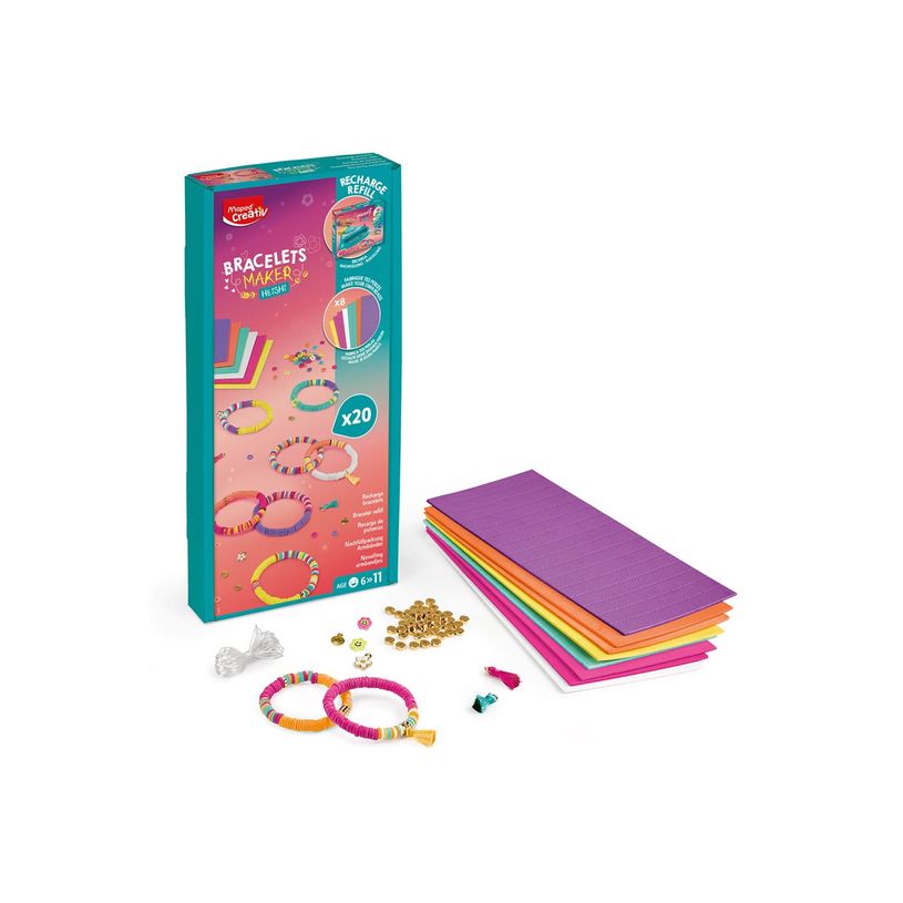 3154149074075-Maped Creativ Bracelet Factory Refill Kit - Kit d'artisanat de bijoux - Heishi-P_405253778_2-2