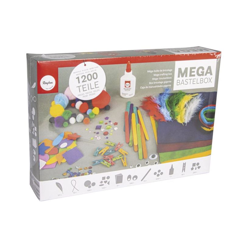 4006166469084-Rayher Mega Bastelbox - Kit de création - 1200 pièces-P_405253823_1-1