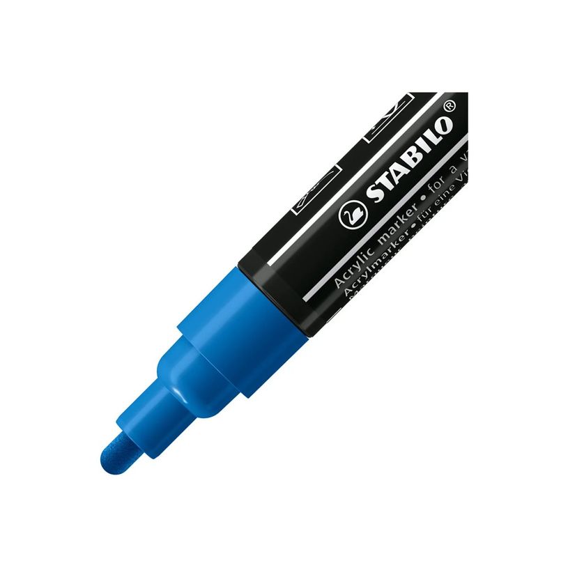 4006381576116-STABILO Free T300 - Marqueur - permanent - bleu foncé - opaque - acrylique - 2-3 mm-P_405253836_3-1