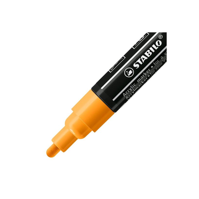 4006381575973-STABILO Free T300 - Marqueur - permanent - orange - opaque - acrylique - 2-3 mm-P_405253838_2-0