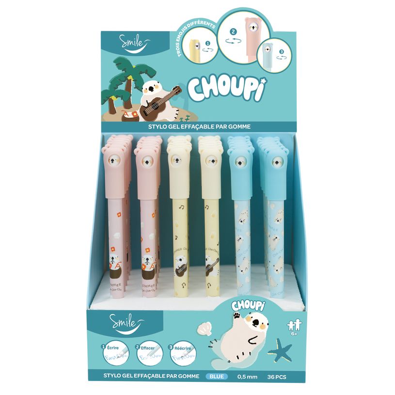 3173740255799-Stylo effaçable par gomme SMILE "Choupi"--1