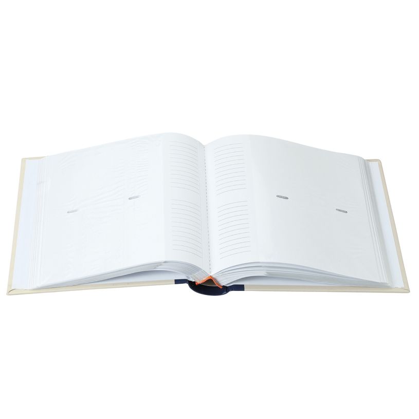 3173740254181-Album photos fantaisie mémo 200 ERICA "Flowers 4" pour 200 photos 10 x 15 cm coloris bleu & jaune--4