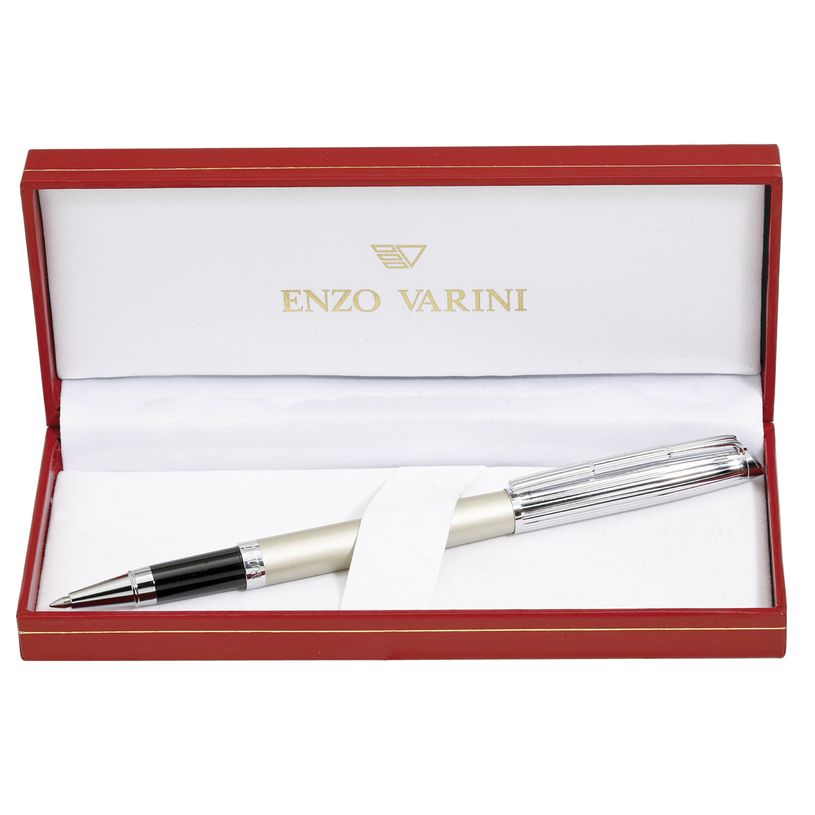 3219918230011-Roller magnétique sur socle ENZO VARINI "Daisy pen" coloris vert & bleu--2