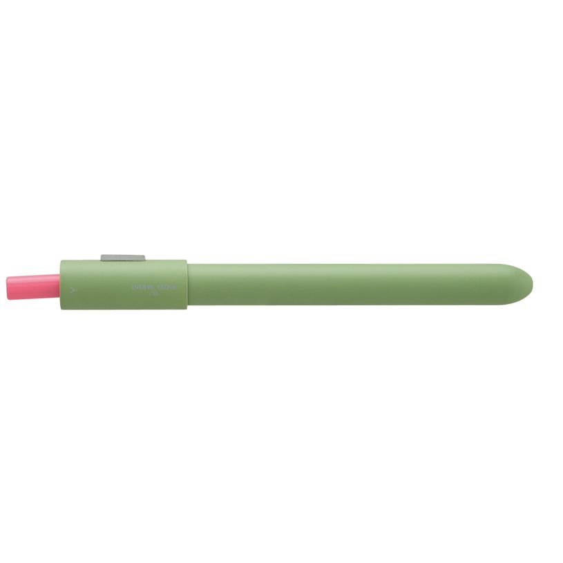 3219918250026-Stylo à bille rétractable ENZO VARINI "4 en 1 CMYK" coloris du corps vert & rose--0