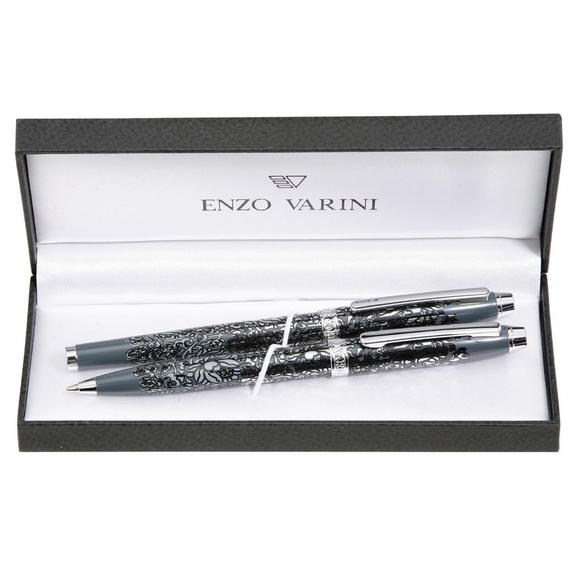 3219918260186-Parure bille + plume ENZO VARINI "Palazzo Greek Têtes" coloris rose & violet--3