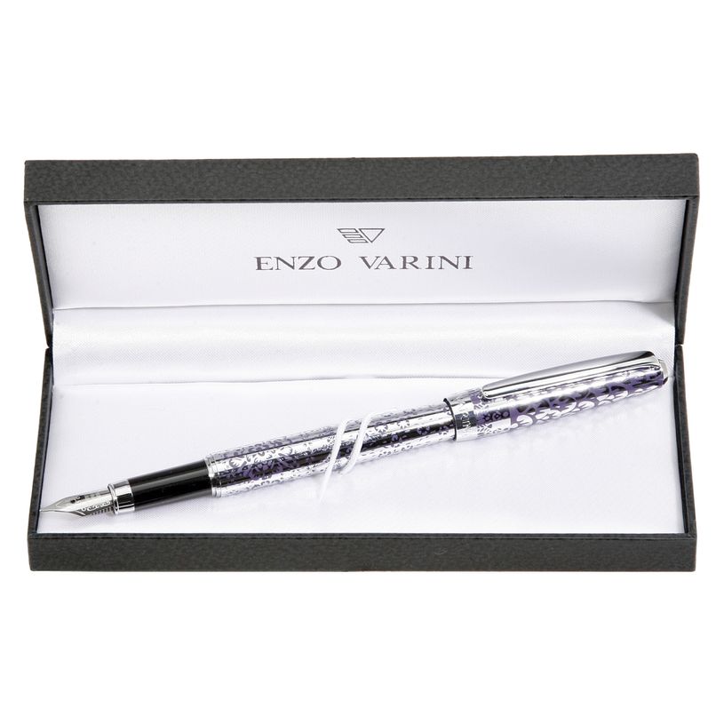 3219918240058-Plume ENZO VARINI "Celestial" coloris marron & beige --8