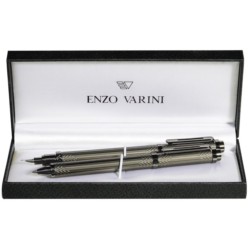 3219918260278-Parure bille + plume ENZO VARINI "Taormina XL Bugs" motifs abeilles coloris blanc --3