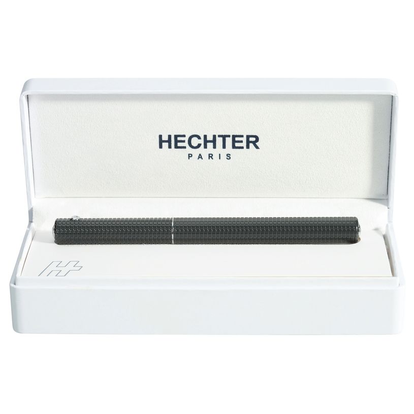 3219911830355-Roller HECHTER PARIS "Hexagone Plaids" coloris gris foncé à carreaux--0