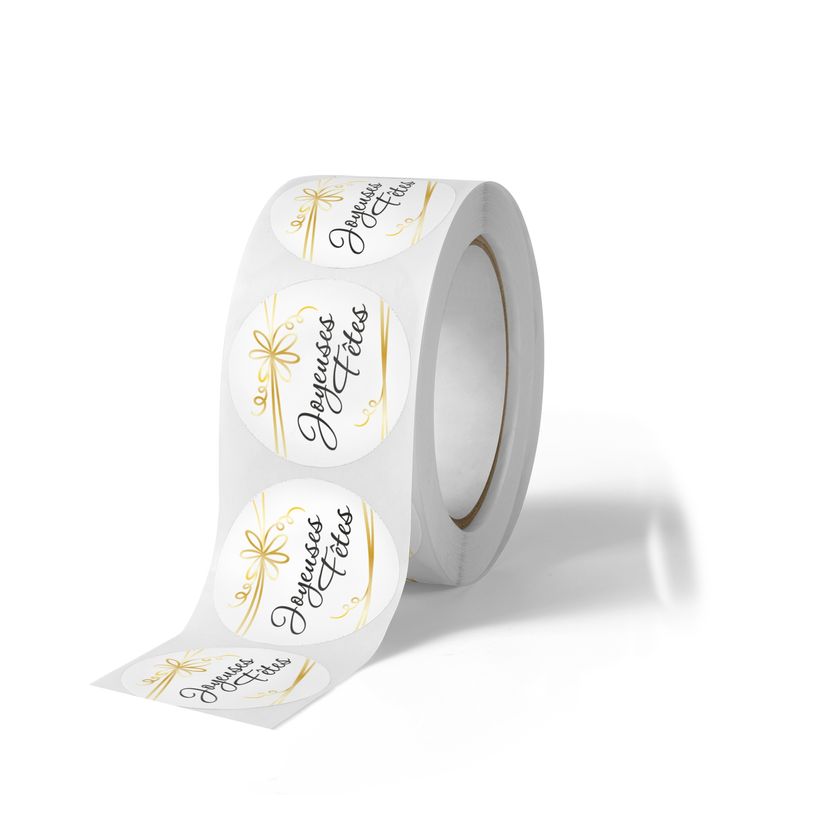 5014702152733-Joyeuses Fêtes – 500 étiquettes rondes autocollantes 35 mm – rouleau pratique--1