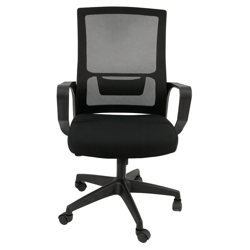 3661971076257-Fauteuil de bureau - PRIX MINI - noir--2