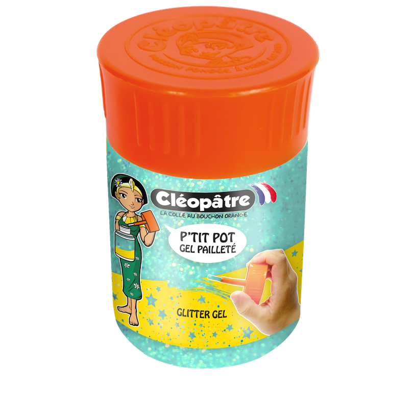 3134725024908-P'tit Pot Pinceau de Gel Pailleté Néon Bleu Glacé 50 ml--0