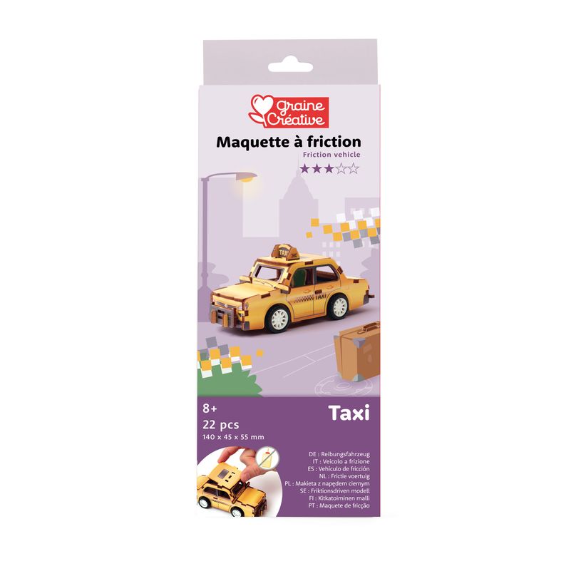3532436510602-Graine Creative - Maquette Bois - Taxi - puzzle 3D--0