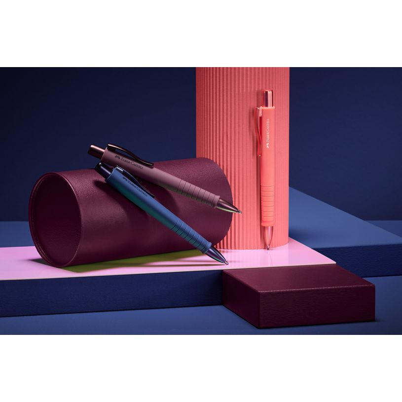 4005402411191-Faber-Castell – Stylo-bille Poly Ball Urban – Bordeaux--1