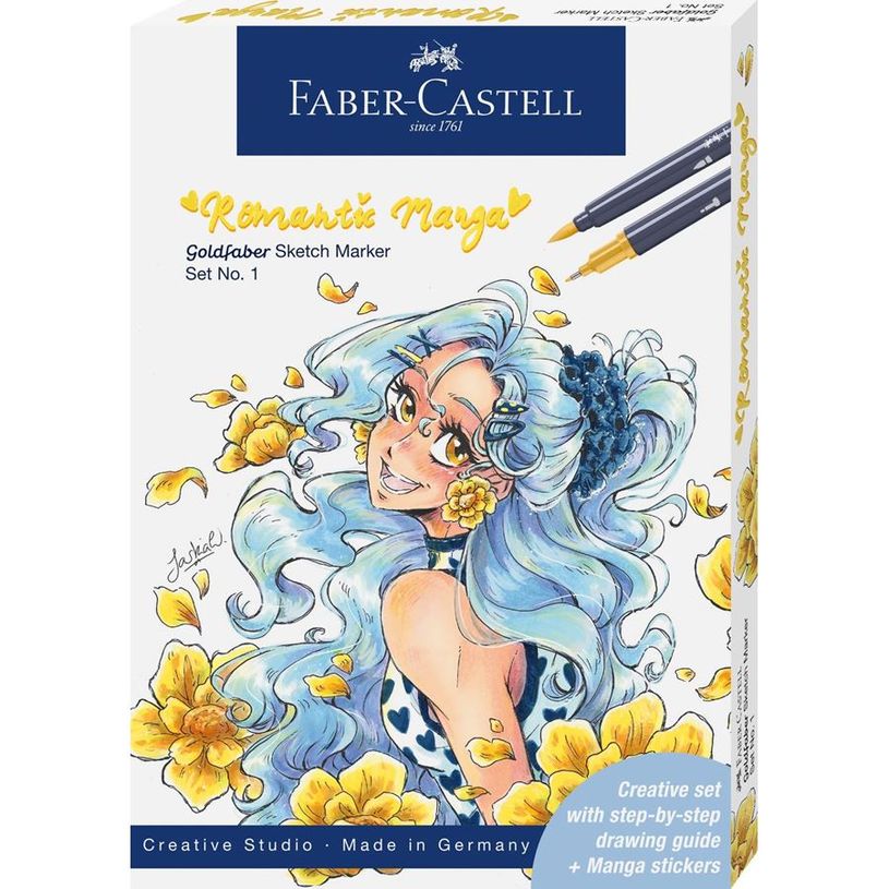 4005401647010-Faber-Castell – Feutres Goldfaber Sketch Marker – Set n°1 Romantic Manga--0