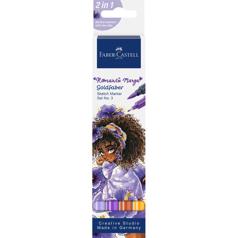 4005401647331-Faber-Castell Goldfaber – Set de marqueurs Sketch Romantic Manga Collection n°3--0
