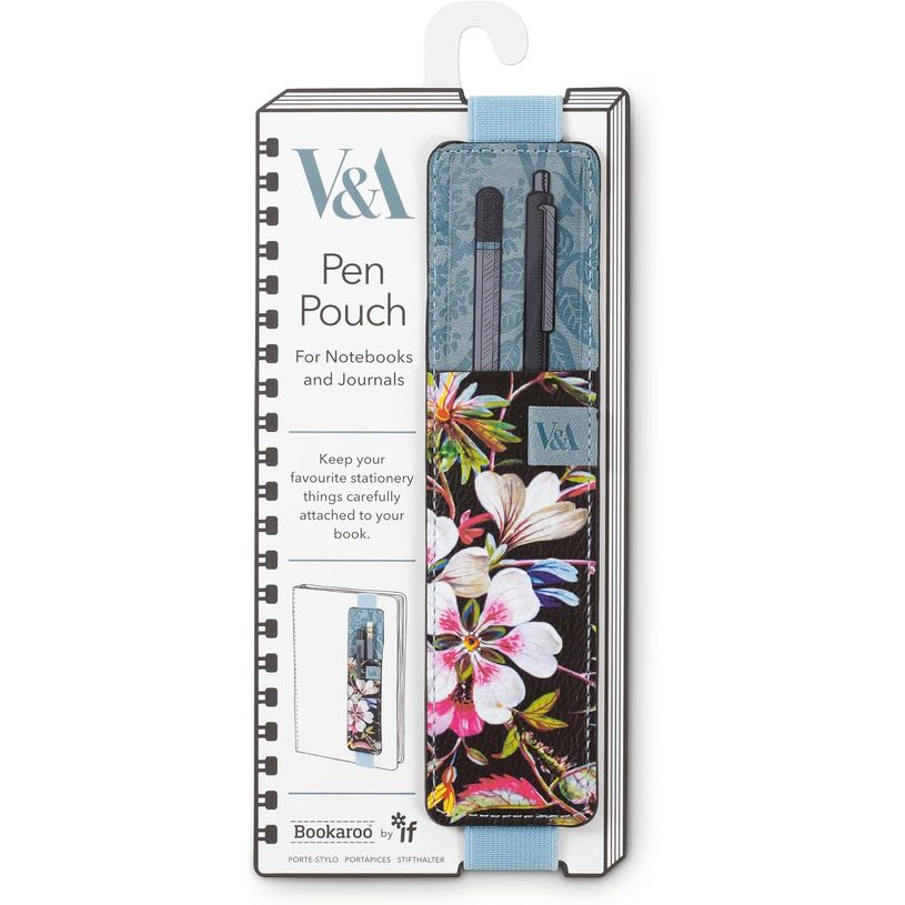 5035393491024-V&A Bookaroo - Porte stylo - étui floral--0