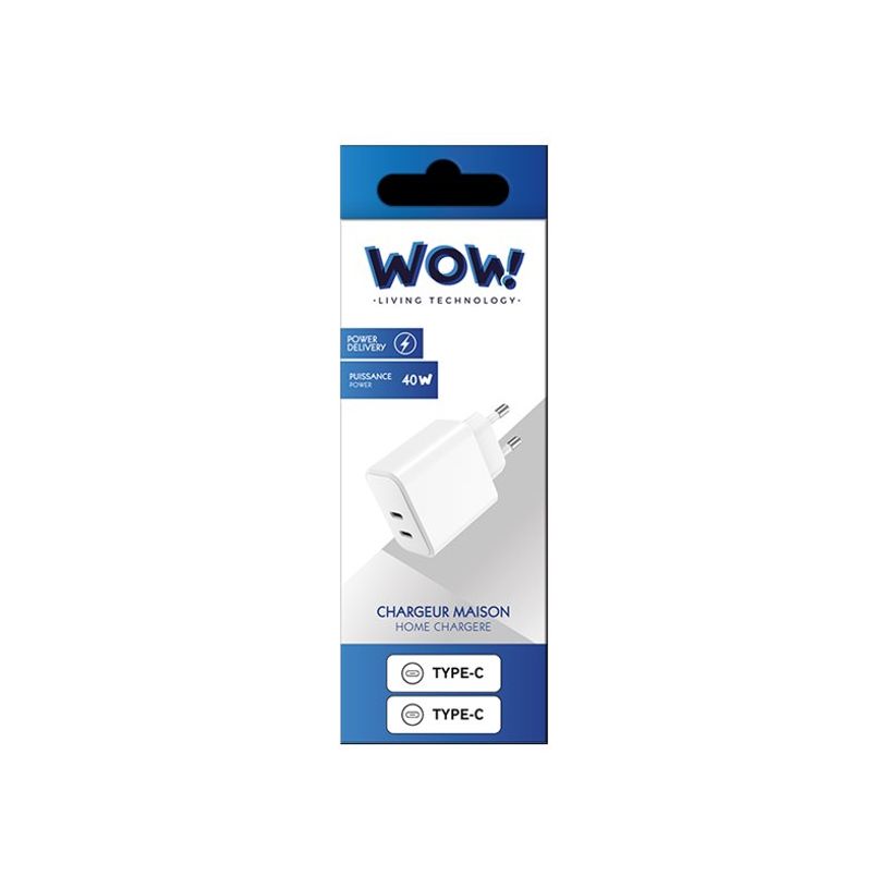 3571211536550-BIGBEN Connected WOW - Chargeur secteur - 40 Watt -  2 connecteurs de sortie USB-C - blanc-P_405254664_3-1