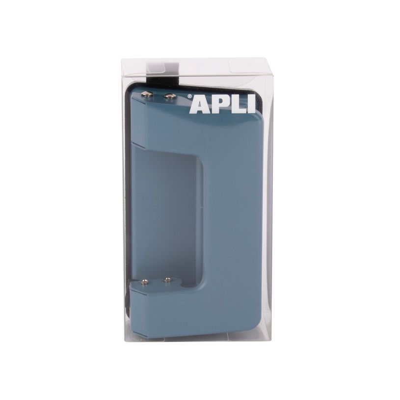 8410782199731-Perforatrice métallique bleue mate , jusqu’à 12 feuilles, idéale bureau et maison--1