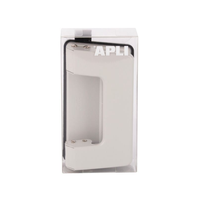 8410782199748-Perforatrice métallique grise, double perforation, jusqu’à 12 feuilles, collection Up North--1