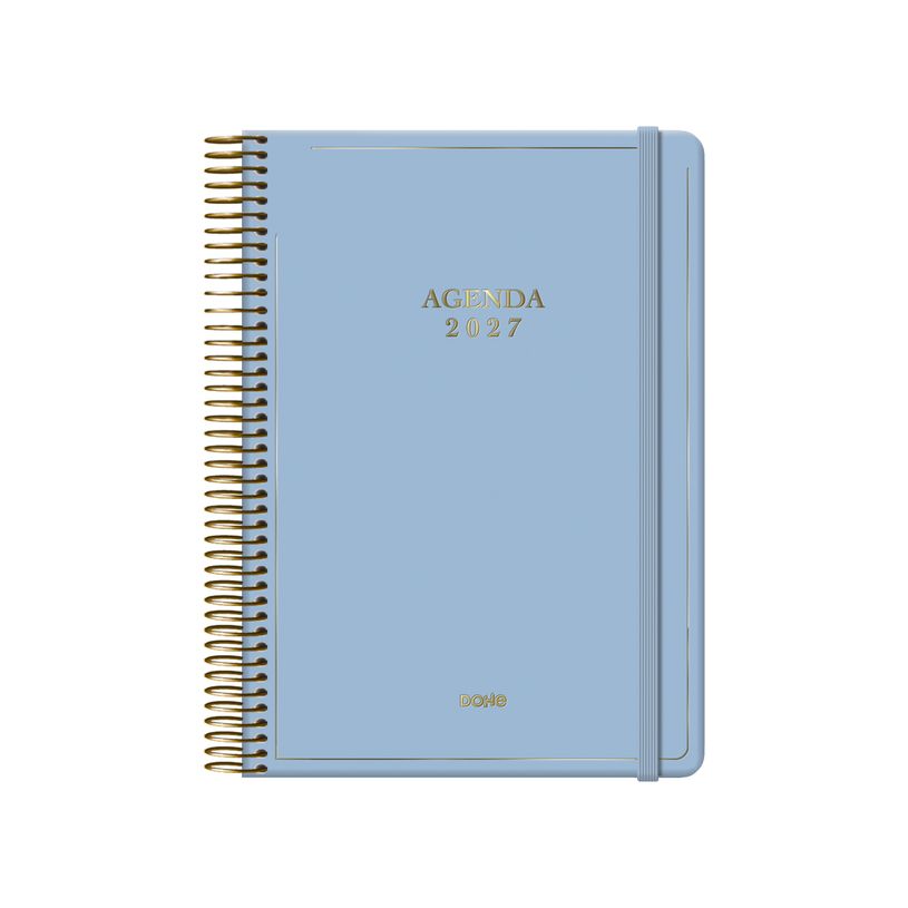 8421938131963-Agenda anual Dohe Velvet día por página con espiral 14 x 20 cm azul--0