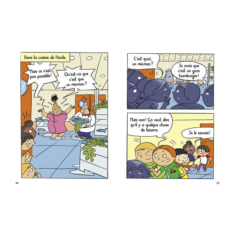 9782017220442-Micmac à la cantine - Sami et Julie - CP/CE1 - bande dessinée-P_405255208_2-2