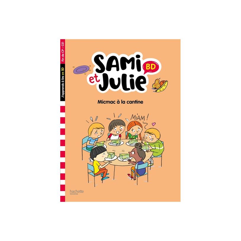 9782017220442-Micmac à la cantine - Sami et Julie - CP/CE1 - bande dessinée-P_405255208_3-1