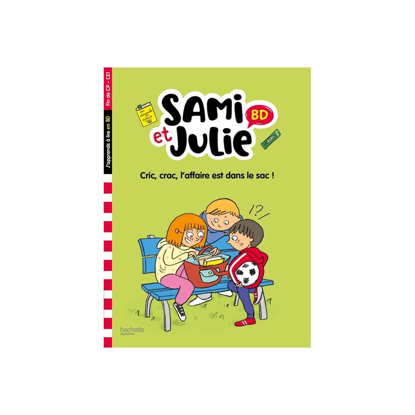 9782017220466-Cric, crac, L'affaire est dans le sac! - Sami et Julie - CP/CE1 - bande dessinée-P_405255209_3-2