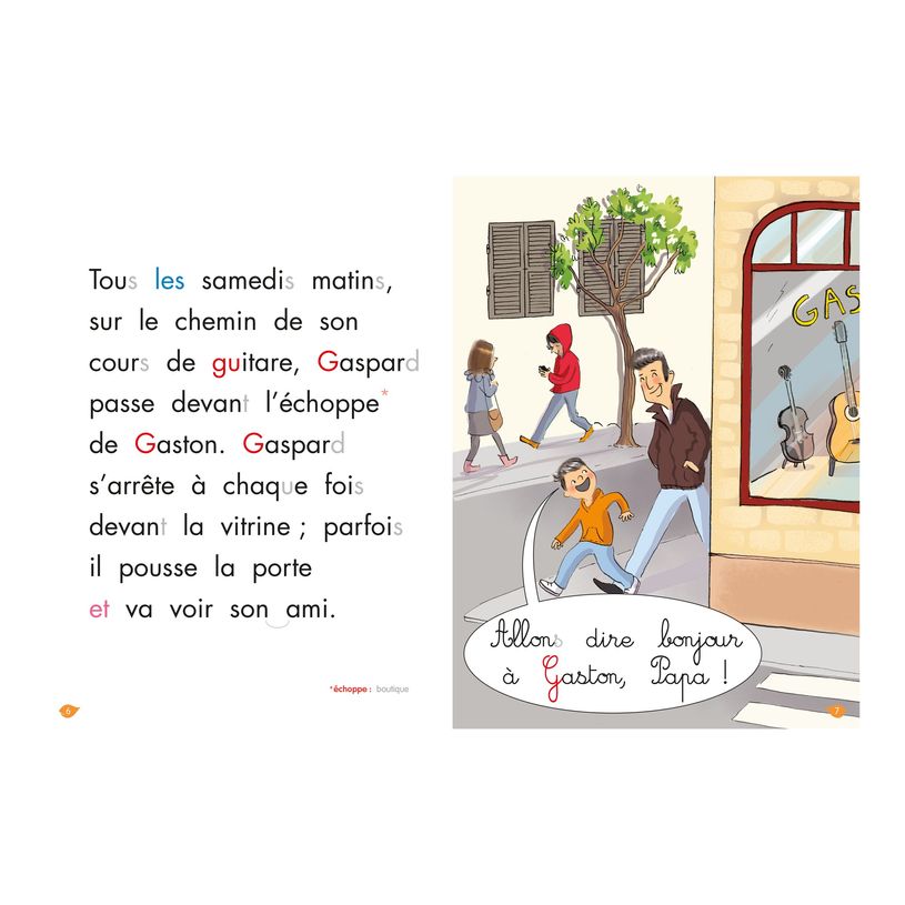 9782017122838-La guitare de Gaspard - J'apprends à lire Montessori - 3 - par Doumont Gwenaëlle, Leroy--P_405255227_3-1