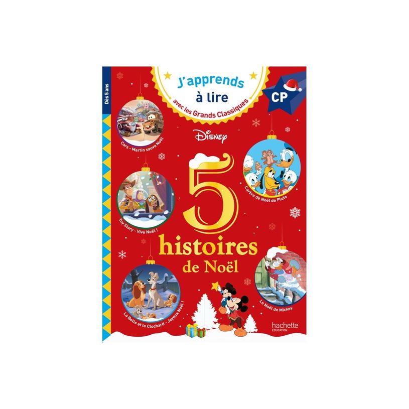 9782017877219-Disney - 5 histoires de Noël - J'apprends à lire avec les Grands Classiques - CP1/CP2/CP-P_405255236_1-0