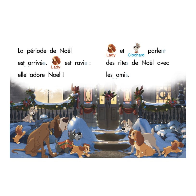 9782017080985-Disney - La Belle et le Clochard Joyeux Noël - J'apprends à lire avec les Grands Classiques - CP1 - par Alb-P_405255242_3-1