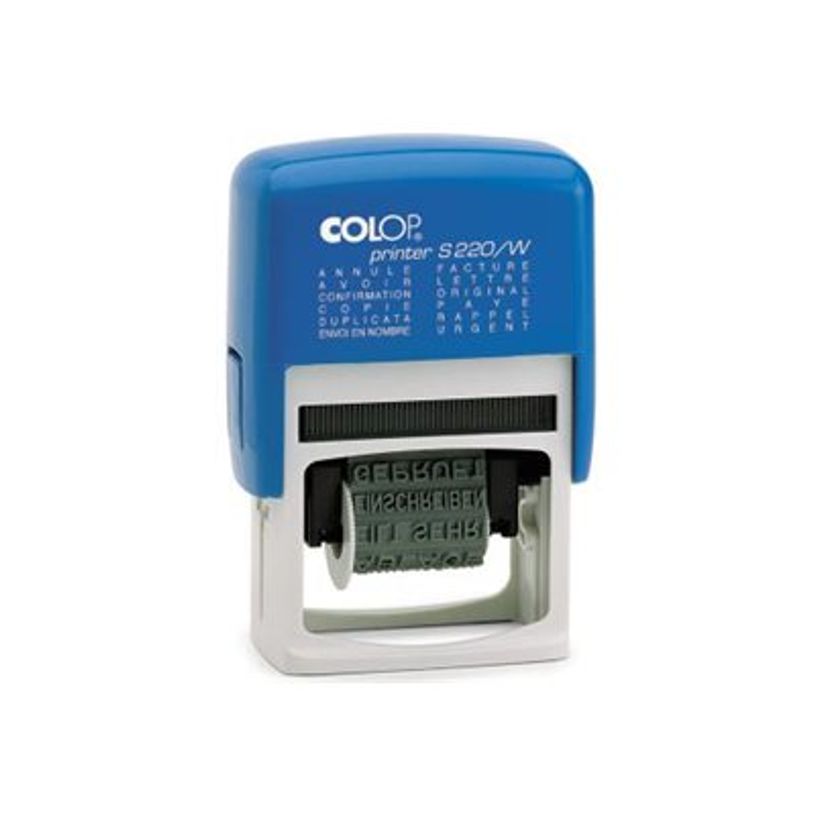 9004362555841-COLOP Printer S 220/W - Tampon - auto-encreur - date - 4 mm - 24 x 45 mm - noir-P_405255254_1-0