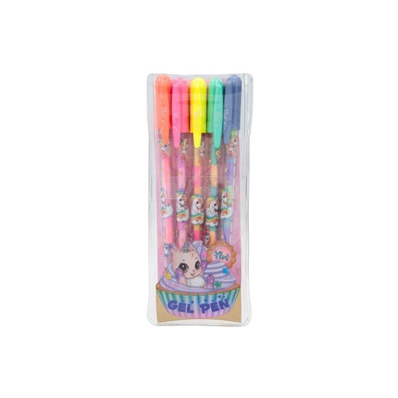 4010070634827-Ylvi Set de stylos gel couleurs de l’arc-en-ciel TOPModel-P_405255306_6-4