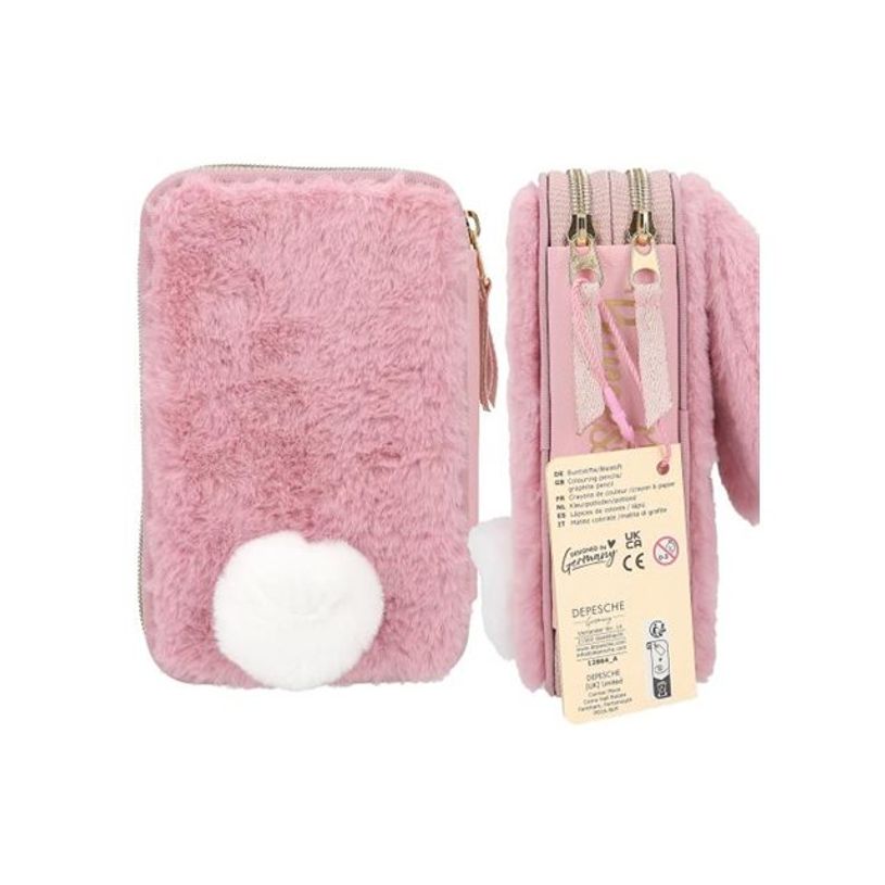 4010070682200-Princess Mimi - Trousse - rose - fourrure de lapin-P_405255319_6-6