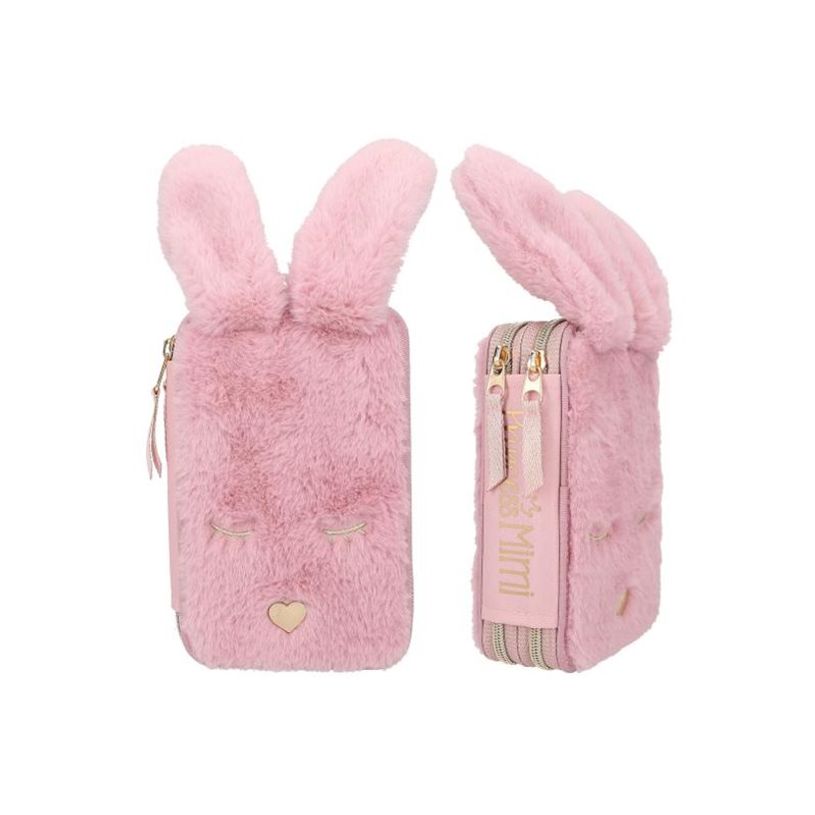 4010070682200-Princess Mimi - Trousse - rose - fourrure de lapin-P_405255319_7-8